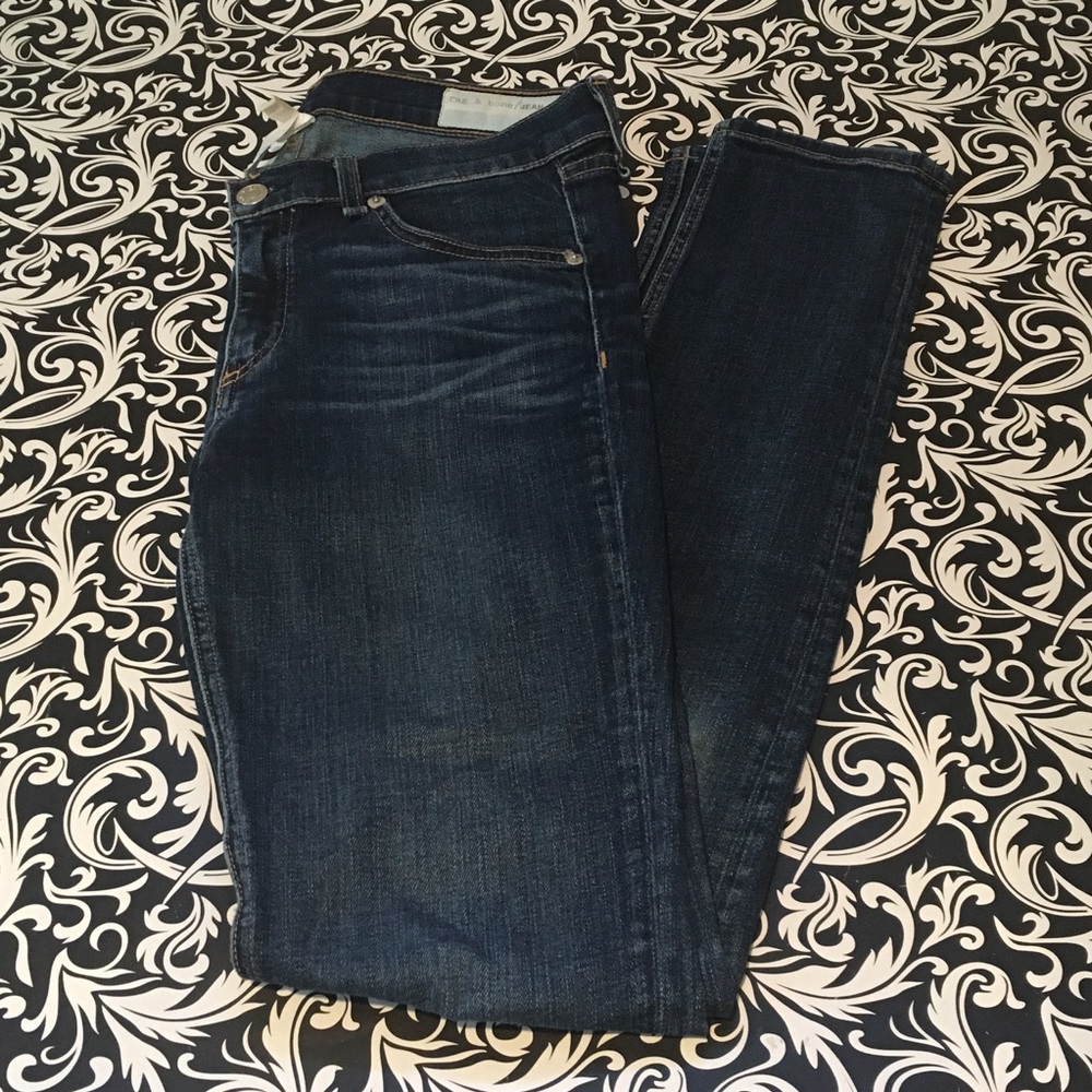 rag & bone skinny jeans, size 28